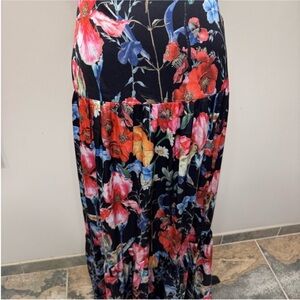 AKIRA Women’s Floral Maxi Skirt - Multicolor Size S